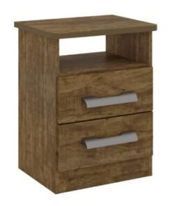 Mesa de cabeceira Firenze 2 gavetas - Ipê
