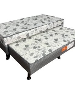 Cama Box Gardenia Solteiro com Auxiliar Ortopédica  - 88x188x46