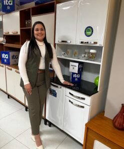 Kit Cozinha 4P1G Pratika 80 Branco - ITATIAIA