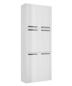 Paneleiro Torre Quente Florença Aço - Branco