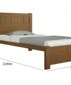 Cama solteiro Primícia Plus - Ipê