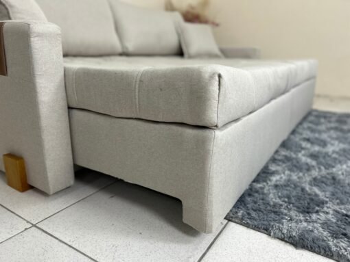 Sofá Cama/Retrátil Chicago 2.20m - Bege Linho - Imagem 5