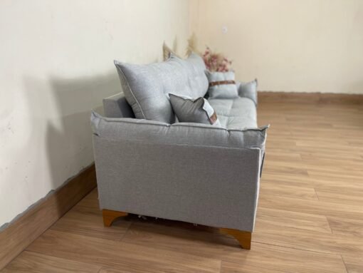 Sofá 3 lugares Creta 2.00m - Cinza Linho - Imagem 2