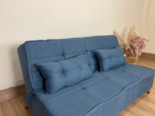 Sofá Cama Zayn 1.86m - Azul Linho - Imagem 2