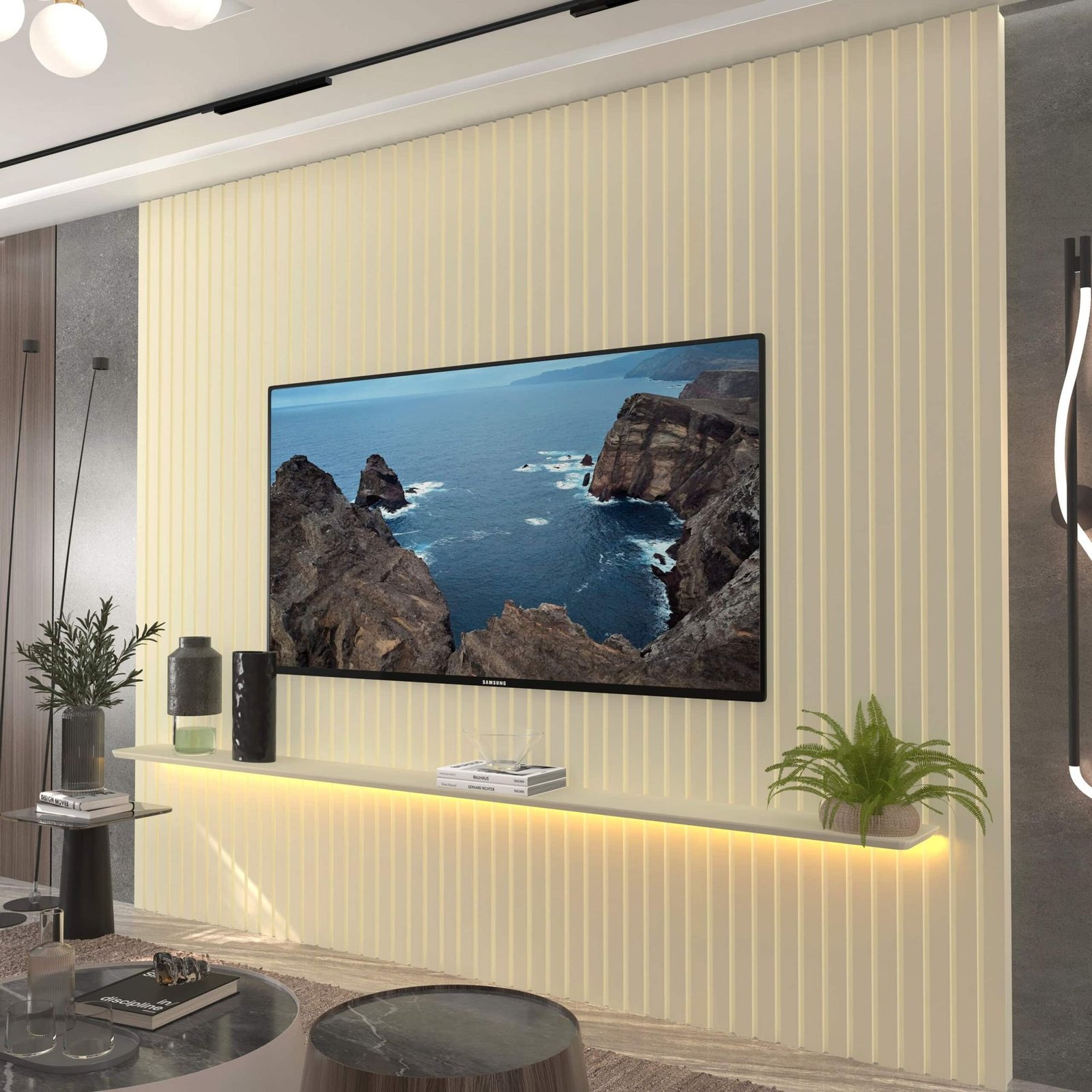 Painel Nobre 85" - Off White