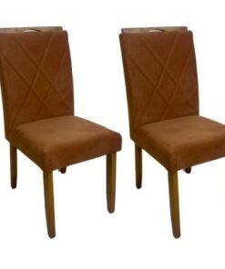 Conjunto Cadeiras Califórnia 2 unidades - Cinamomo/Terracota