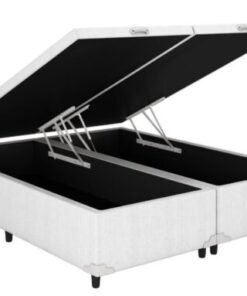 Base Box Baú Classic Queen - Branco Corino