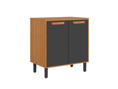 Balcão de Cozinha Nápoles 0,80m - Cinamomo/Grafite