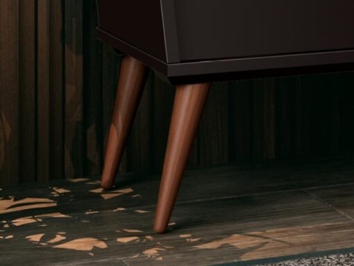 Mesa de cabeceira Dream 2 gavetas - Preto - Imagem 3