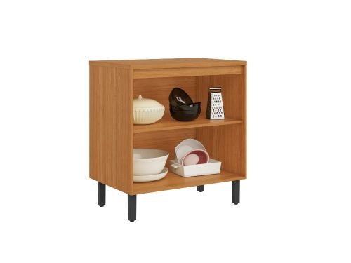 Balcão de Cozinha Nápoles 0,80m - Cinamomo/Grafite - Imagem 2