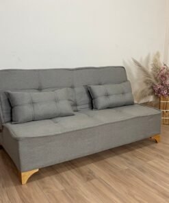 Sofá Cama Zayn 1.86m - Marrom Linho