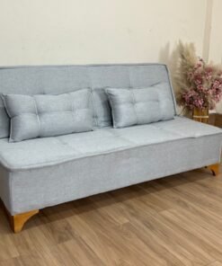 Sofá Cama Zayn 1.86m - Cinza Linho