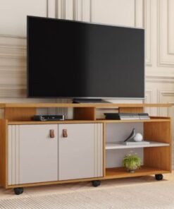 Rack Ilustre 55" - Cinamomo/Off White