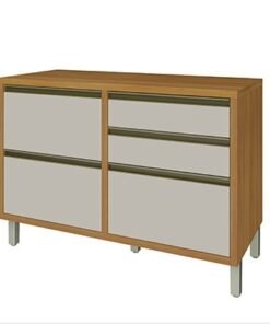 Balcão Baronesa 120 Freijó/Off White - NESHER