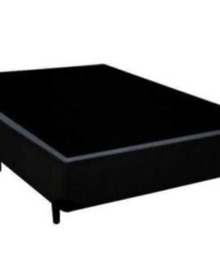 Base Box Silmer Casal Corino Preto - 138x188x26