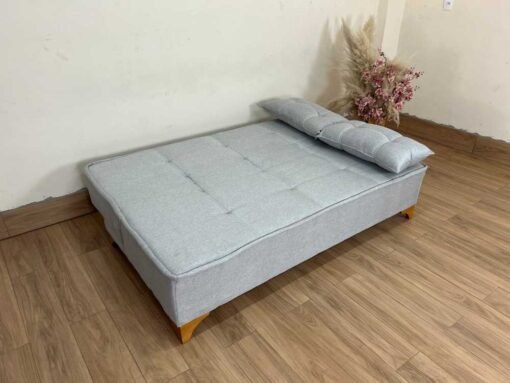 Sofá Cama Zayn 1.86m - Cinza Linho - Imagem 3