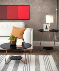 Conjunto de mesa Liz - Preto