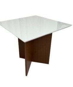 Mesa de Jantar Helo 0.90x0.90 - Mel/Off White