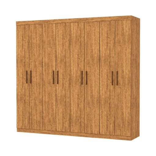 Guarda-Roupa Rubi 8 Portas e 4 Gavetas - Cinamomo - Imagem 2