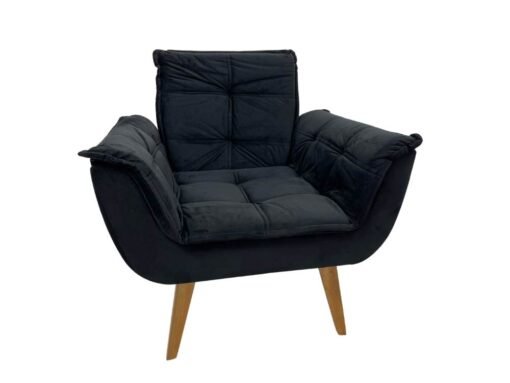 Poltrona Opala - Preto Veludão - Imagem 2