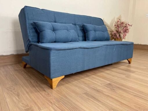 Sofá Cama Zayn 1.86m - Azul Linho - Imagem 4