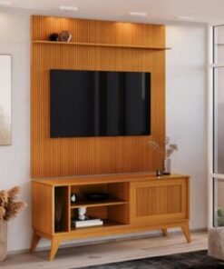 Rack Aruba com Painel Avant 55" -  Cedro