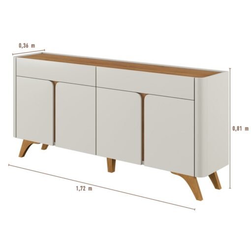 Buffet Arcus Off White/Naturale - MAVAULAR - Imagem 4