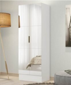 Multiuso Sapateira Maricá Premium Branco 2 Portas C/Espelho Larg. 0.54m - Carioca