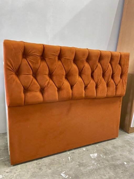 Cabeceira Casal Acapulco Veludo Terracota - MC DESIGN - Imagem 2