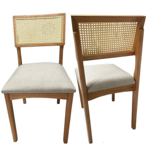 Kit 2 Cadeiras Monalisa Mel/Linho Bege – AVALON DECOR - Imagem 5