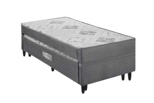 Cama Box Solteiro com Auxiliar Prestige D28 Molas Ensacadas - ECOTEC - Imagem 3