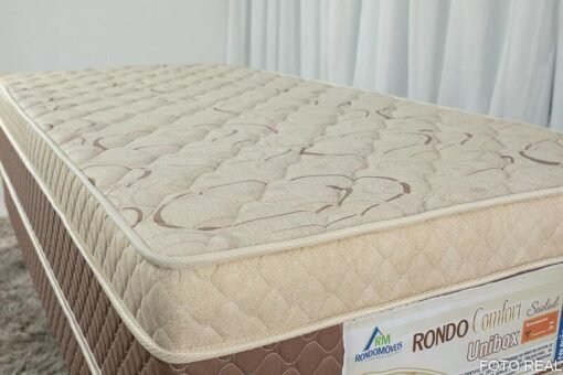 Cama Box Solteiro Ortopédico com Espuma D33 Rondoconfort Rondomóveis - Imagem 3