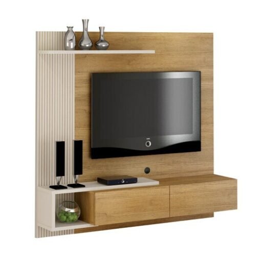 Home Suspenso Los Angeles Cinamomo/Off TV até 60 Polegadas Larg. 1.60m - Valdemóveis