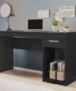 Mesa Office NT 2070 Preto 1 Gaveta Larg. 1.08m - Notável