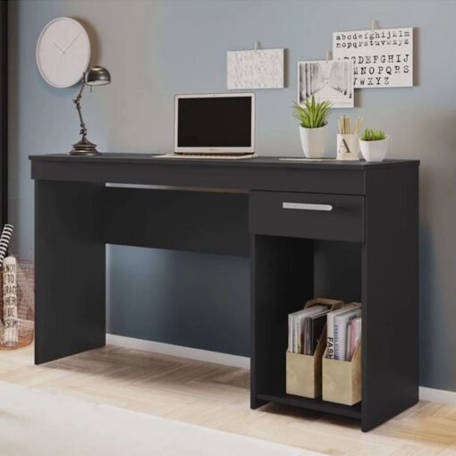 Mesa Office NT 2070 Preto 1 Gaveta Larg. 1.08m - Notável
