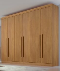 Guarda-Roupa 6 Portas Da Vinci 2,75 m Cinamono - D'DORO MÓVEIS