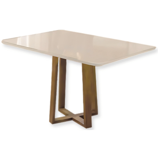Mesa Bali 120 Cinamono/Off White – MINASPLAC - Imagem 2