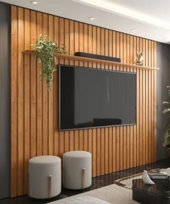 Painel Ripado até 85″ Supremo 2.3 Cinamono – PATRIMAR