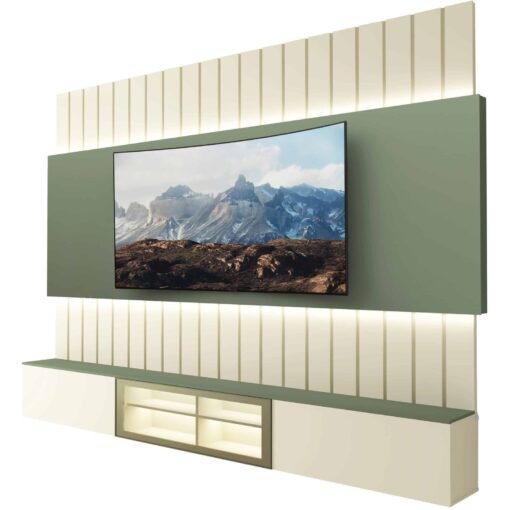 Home Suspenso até 85″ Soberano Reflecta 230 Off White/Verde Floresta – GELIUS - Imagem 4