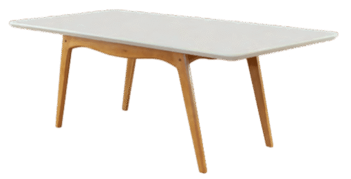 Mesa Escócia 120 Mel/Off White - ART ASSENTOS - Imagem 2