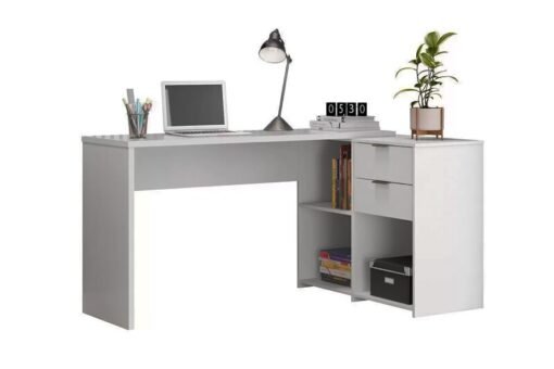 Mesa Office NT 2060 Branco 2 Gavetas Larg. 2.00m - Notável - Imagem 2