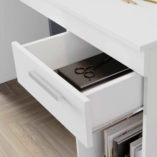 Mesa Office NT 2070 Larg. 1.08m Branco Notável - Imagem 3