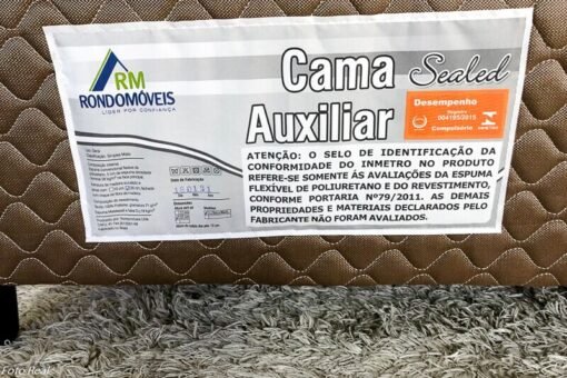Cama Solteiro Duo Box + Cama auxiliar D33 88x188x60 - Rondomóveis - Imagem 5