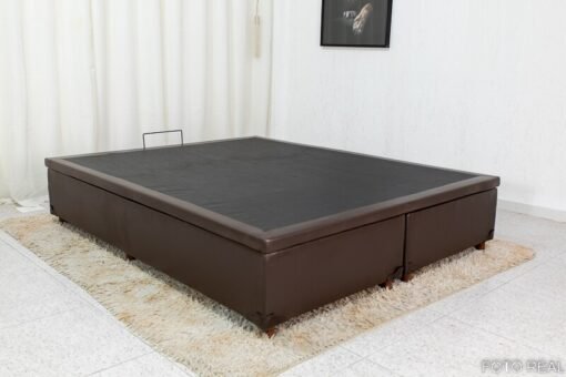 Base Box Baú Queen Prime 158x198x43 Korino Café SE - Imagem 2