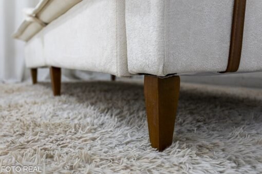 Sofá 3 lugares 2215 Boucle Bege 296 Larg. 2.08m - Imagem 7
