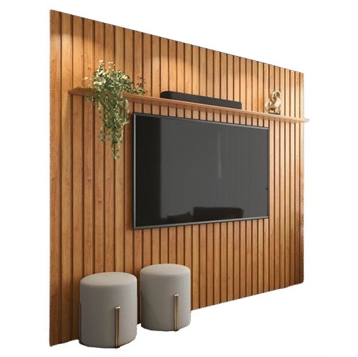 Painel Ripado até 85″ Supremo 2.3 Cinamono – PATRIMAR - Imagem 2