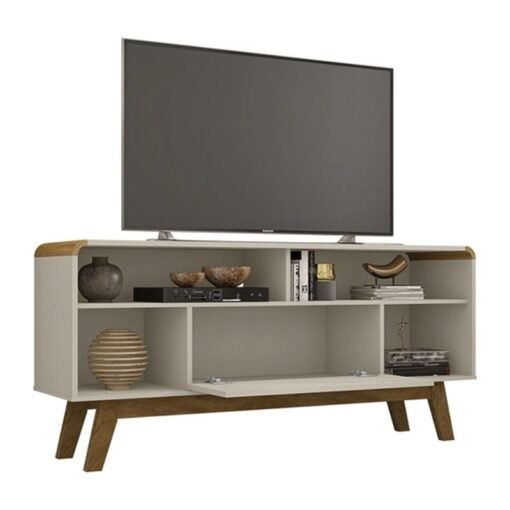 Rack Lazuli Off TV até 55 Polegadas Larg. 1.35m - Bechara - Imagem 2