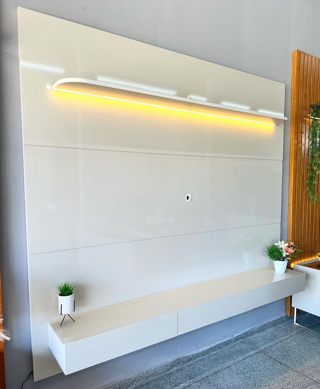 Home até 85" Royal 220 Off White - GELIUS - Imagem 2