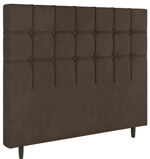 Cabeceira Queen Paris Corino Marrom – MC DESIGN - Imagem 3