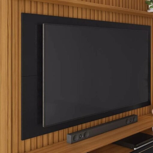 Home NT 1340 Freijó/Preto Ripado TV até 65 Polegadas Larg. 1.83m - Notável - Imagem 4